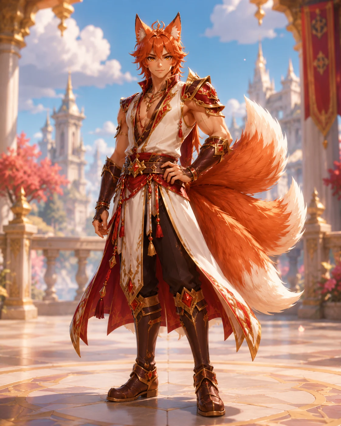 Male Kitsune adventurer