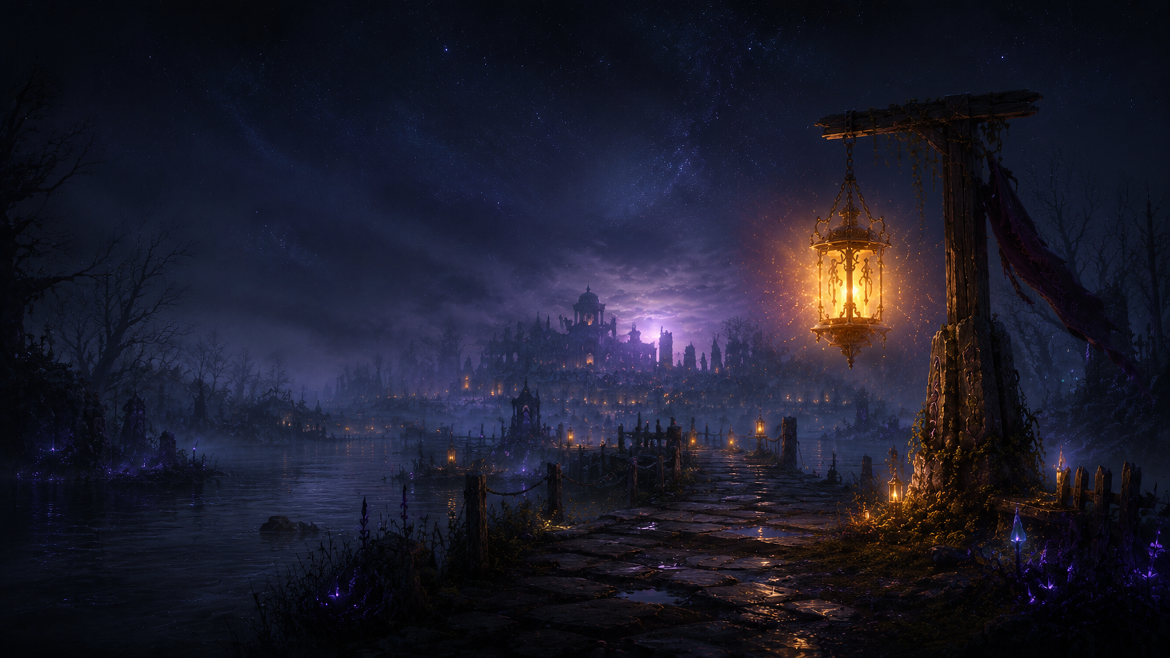 Mistveil lantern section art